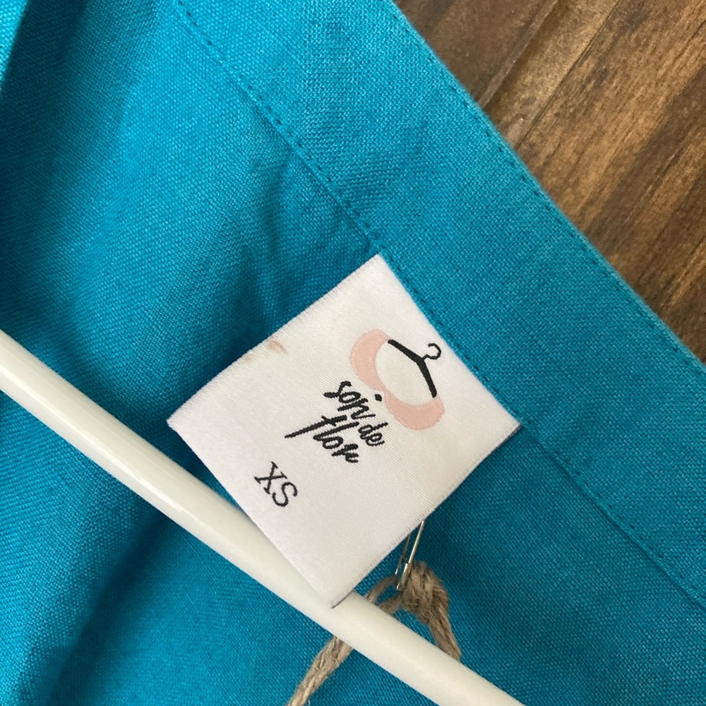 Son de Flor butterfly sleeve wrap dress - Picture 2 of 3